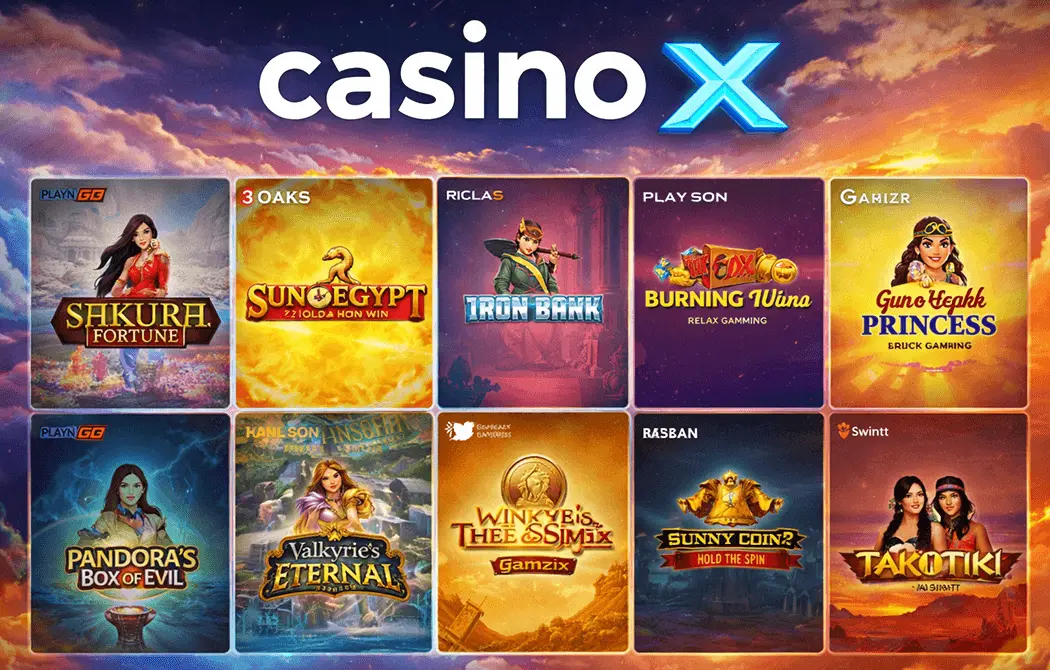 Игровой каталог Casino-X - слоты, провайдеры и Megaways механики